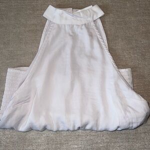 American Eagle light purple sleeveless halter top with buttons in back